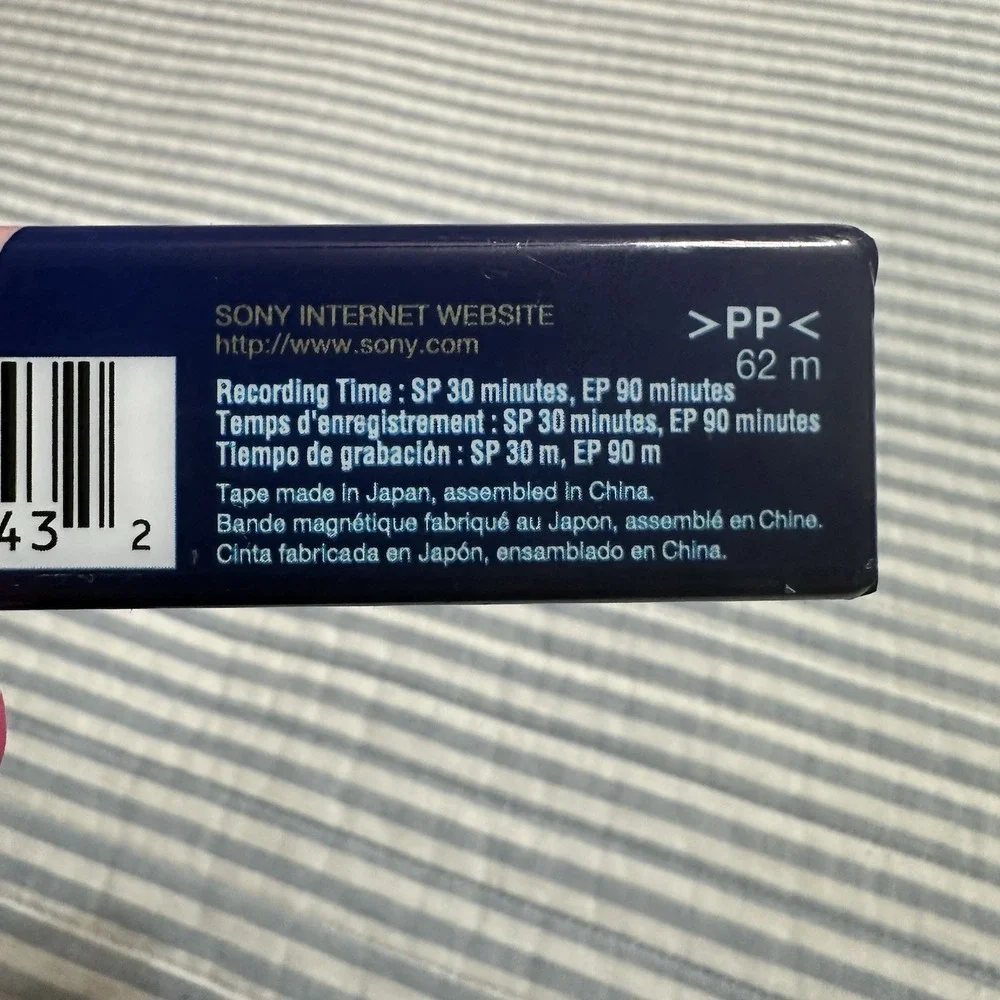 Sony VHS-C 30 Minute Premium Grade New Sealed‎